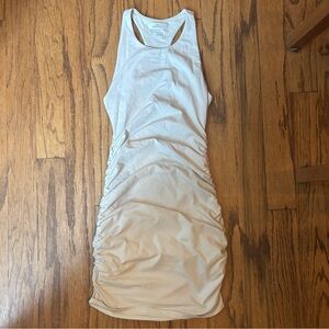 Aritzia Babaton Contour Ruched Racer Mini Dress in Small
